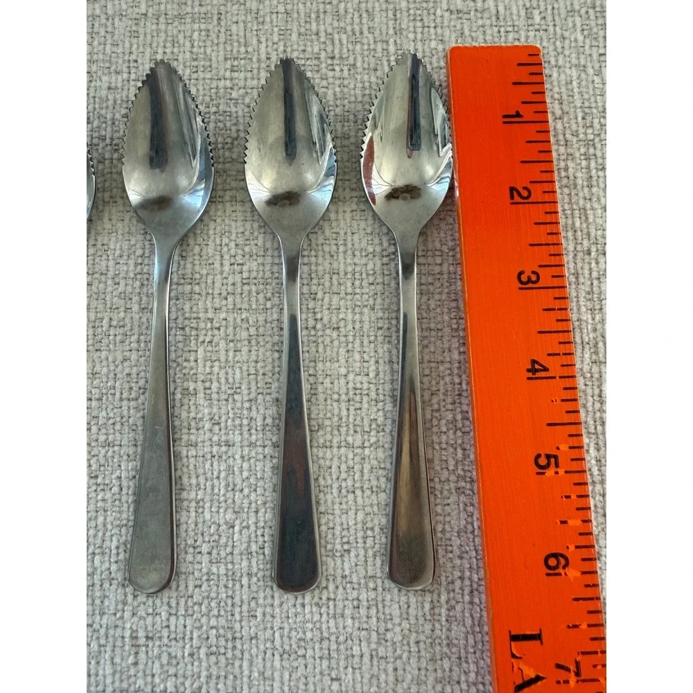 Norpro Stainless Steel Flatware4 Serrated Edge Grapefruit Spoons Replacement